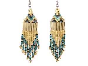 Beaded Earrings: Assorted Colors 