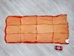 Long Hair Dyed #1 Rabbit Plate: Orange - 140-1L-012 (Y2D)