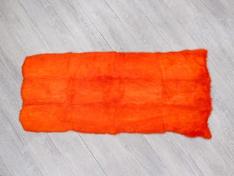 Long Hair Dyed #1 Rabbit Plate: Orange 