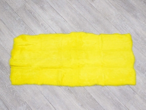 Long Hair Dyed #1 Rabbit Plate: Fluorescent Yellow 