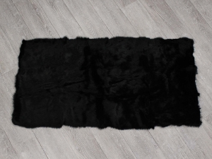 Dyed #3 Rabbit Plate: Black 