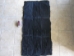 Long Hair #1 Rex Rabbit Plate: Black Dyed: Grade A - 142-1L-BK-AS (Y2DRK)