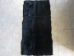 Long Hair #1 Rex Rabbit Plate: Black Dyed: Grade A - 142-1L-BK-AS (Y2DRK)