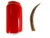 Drilled Deer Antler Tip: 5" to 6" - 158-XL-D (Y1XC02)