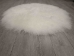 Tibet Lamb Rug: ~3 ft: Round: Bleached White - 1677-A049-3r (Y2NRB)