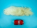 Tanuki Tail: White: 12"+ - 18-14W-12+ (Y2KRJ)