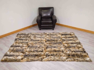 Argentine Gray Fox Rug: 6x8 ft 
