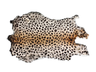 Printed Rabbit Skin: Cheetah 2 Pattern 