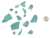 African Abalone Pieces: Assorted Sizes: Turquoise (kg) - 220-TP-TQ (Y3ERF)