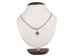 Gray Fossil Shark Tooth Necklace - 282-AC01-AS (Y1IC02)