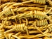 Round Barb Wire Cord 1.5mm x 25m: Gold - 297-RW15x25-GD (Y2I)