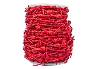Round Barb Wire Cord 1.5mm x 25m: Red 