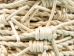 Round Barb Wire Cord 1.5mm x 25m: Silver - 297-RW15x25-SV (Y2IC08)