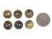 Akoya Mother of Pearl Button: 24L (15mm or 0.59") - 384-24L (Y2LC01)(Y1H)
