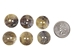 Akoya Mother of Pearl Button: 30L (19mm or 0.748&quot;) - 384-30L (Y2L)