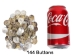 Akoya Mother of Pearl Button: 30L (19mm or 0.748") - 384-30L (Y2LC02)