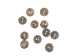 Smoked Akoya Mother of Pearl Button: 20L (12.5mm or 0.492") - 385-20L (Y2LC04)