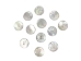 Smoked Akoya Mother of Pearl Button: 40L (25.4mm or 1") - 385-40L (Y2LC02)