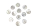 Smoked Akoya Mother of Pearl Button: 40L (25.4mm or 1&quot;) - 385-40L (Y2L)