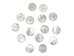 Smoked Akoya Mother of Pearl Button: 44L (28mm or 1.1&quot;) - 385-44L (Y2K)
