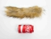 Imitation Fox Tail Keychain: Brown with White Tip - 42-23005-AS (Y1KRD)