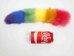 Imitation Fox Tail Keychain: Rainbow - 42-23008-AS (Y1K)