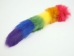Imitation Fox Tail Keychain: Rainbow - 42-23008-AS (Y1K)