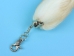 Imitation Fox Tail Keychain: Blond - 42-23BD-AS (Y1K)