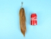 Imitation Fox Tail Keychain: Brown - 42-23BR-AS (Y1K)