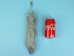 Imitation Fox Tail Keychain: Gray - 42-23GY-AS (Y1K)