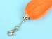Imitation Fox Tail Keychain: Orange - 42-23OR-AS (Y1K)