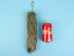 Imitation Fox Tail Keychain: Two-Tone Brown - 42-23RB-AS (Y1K)