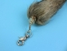 Imitation Fox Tail Keychain: Two-Tone Brown - 42-23RB-AS (Y1K)