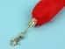 Imitation Fox Tail Keychain: Red - 42-23RD-AS (Y1K)