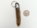 Rattlesnake Rattle and Leather Keychain: Jumbo - 42-31LJ (Y2L)