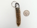 Rattlesnake Rattle and Leather Keychain: Jumbo - 42-31LJ