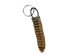 Rattlesnake Rattle and Leather Keychain: Jumbo - 42-31LJ