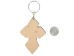 Real Rattlesnake Skin Cross Keychain - 42-39 (Y2HC06)