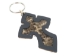Real Rattlesnake Skin Cross Keychain - 42-39 (Y2HC06)