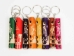 Mini Bamboo Flute Whistle Keychain: Carved Designs - 42-WF24-AS (Y1MC07)