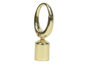 Tassel Clip: Gold tassel clasps, tassel fur clasps, tail clasps