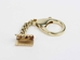 Gold Snapback Keychain: 15x9 mm - 464-S1G-AS (Y1L)