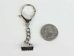 Nickel Snapback Keychain: 15x9 mm - 464-S1N-AS (Y1L)