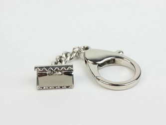 Nickel Snapback Keychain: 15x9 mm keychains