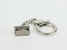 Nickel Snapback Keychain: 15x9 mm - 464-S1N-AS (Y1L)
