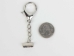 Nickel Lobster Clasp Keychain: 15x5 mm - 464-S2N-AS (Y1LC04)