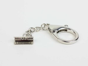 Nickel Lobster Clasp Keychain: 15x5 mm keychains