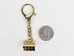 Gold Snapback Keychain: 18x17 mm - 464-S3G-AS (Y1L)