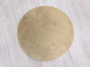 Buffalo Rawhide Drum Cover: 24" buffalo discs, buffalo rounds, buffalo drum covers, bison drum covers, bison discs, bison rounds