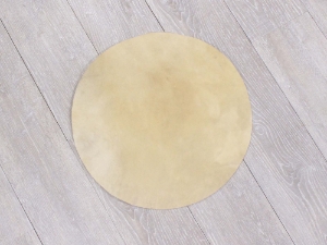 Deer Rawhide Drum Cover: 15" deer discs, deer rounds, deer drum covers